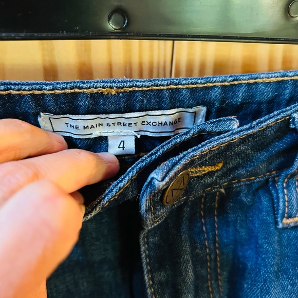 The Main Street Exchange Midi Denim Skirt - Picture 3 of 3